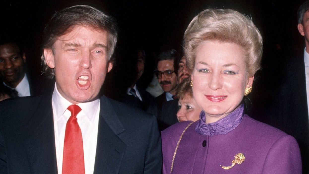 Donald Trump (left) and Maryanne Trump Barry (right)