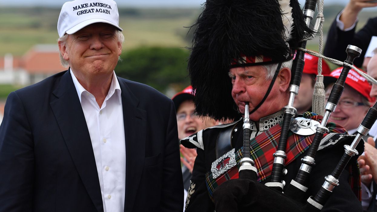 Donald Trump left red-faced after losses at Scottish golf course DOUBLE to £1.4m