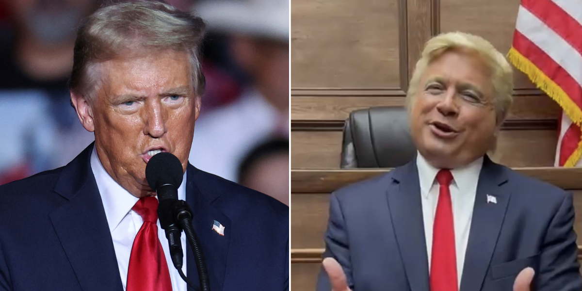 NextImg:Donald Trump impersonator fears for his life after being 'choked by liberal maniac in hotel elevator'