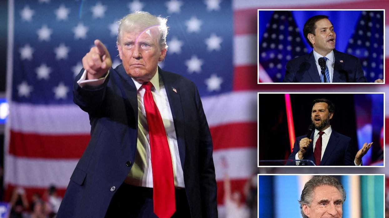 Donald Trump, Marco Rubio, JD Vance and Doug Burgum
