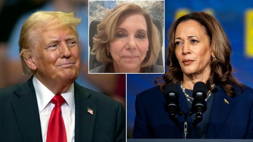 Donald Trump, Martha Zoller and Kamala Harris