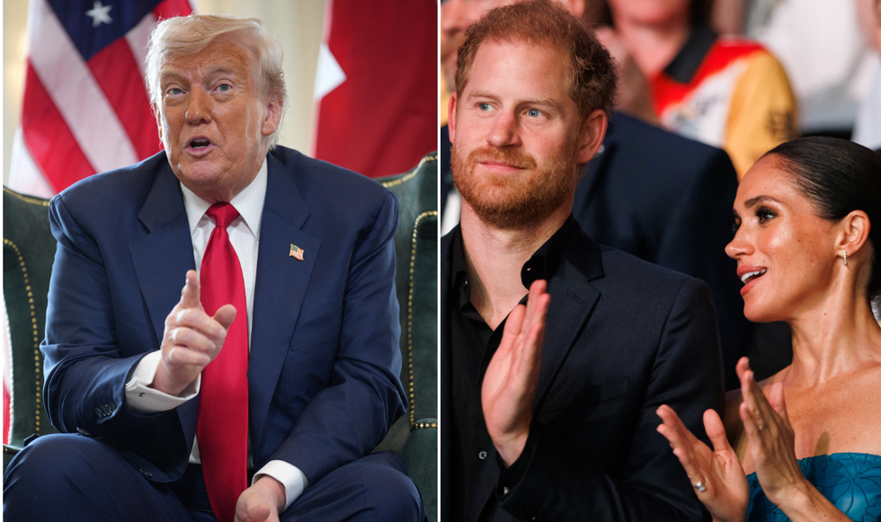 Donald Trump, Meghan Markle and Prince Harry