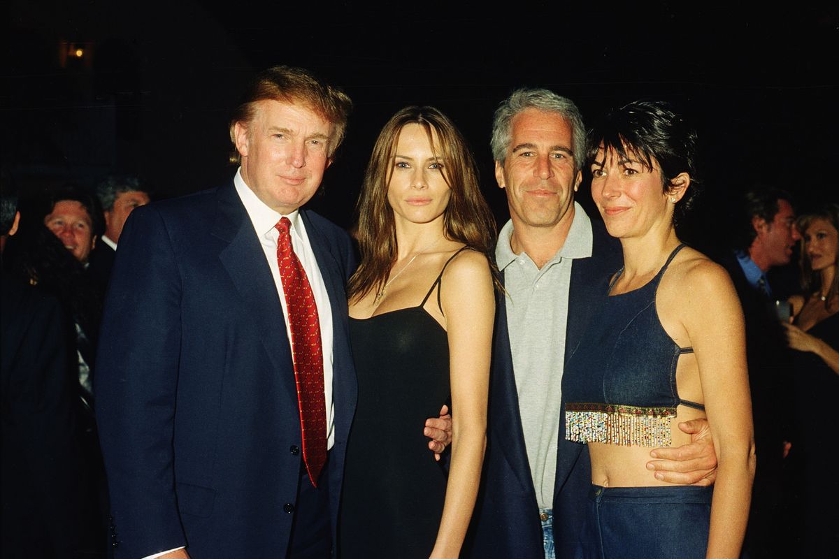 Donald Trump, Melania Trump, Jeffrey Epstein, Ghislaine Maxwell