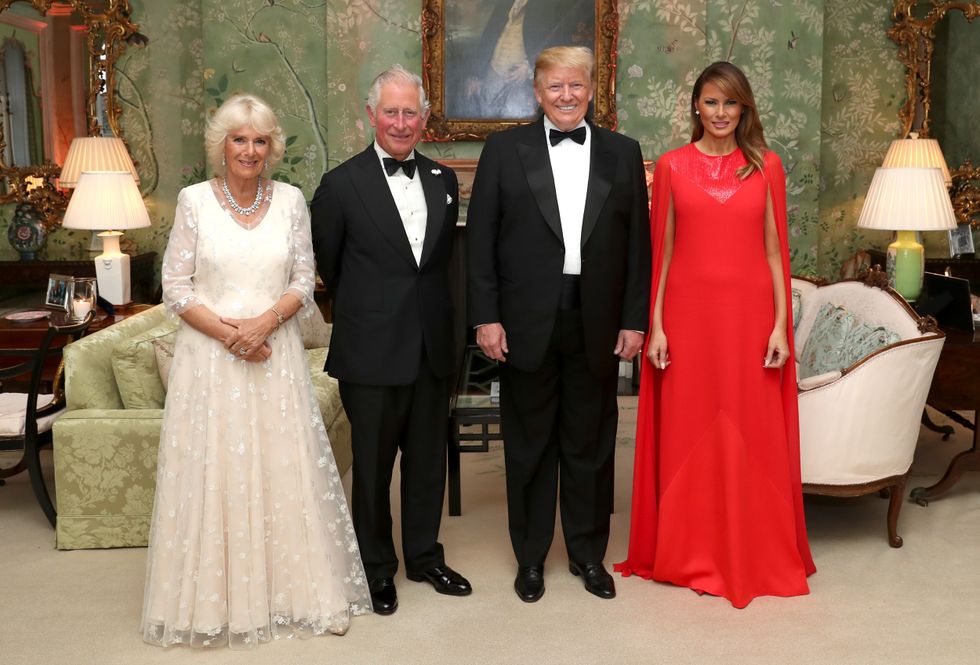 Donald Trump/Melania Trump/King Charles/Queen Camilla