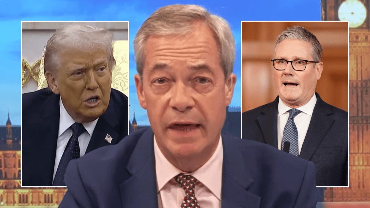 Donald Trump; Nigel Farage; Keir Starmer