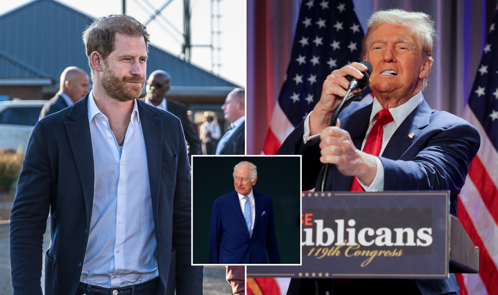 Donald Trump, Prince Harry and King Charles