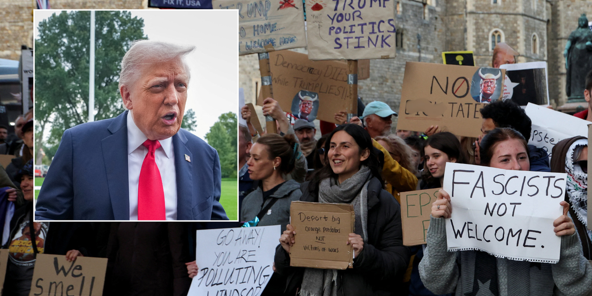 NextImg:Hundreds of activists to swarm upon central London in HOURS in protest over Donald Trump's state visit