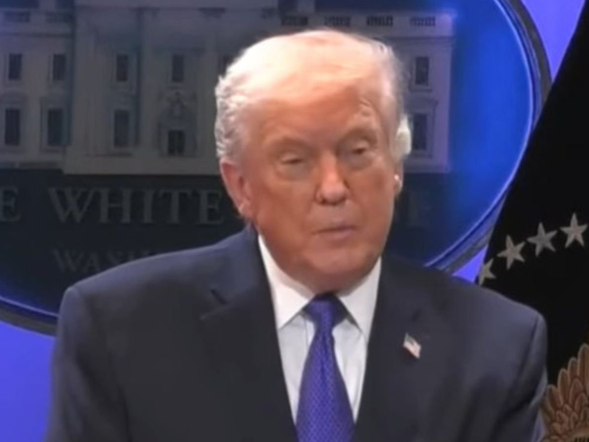 Donald Trump reacting to Supreme Court tariff decison