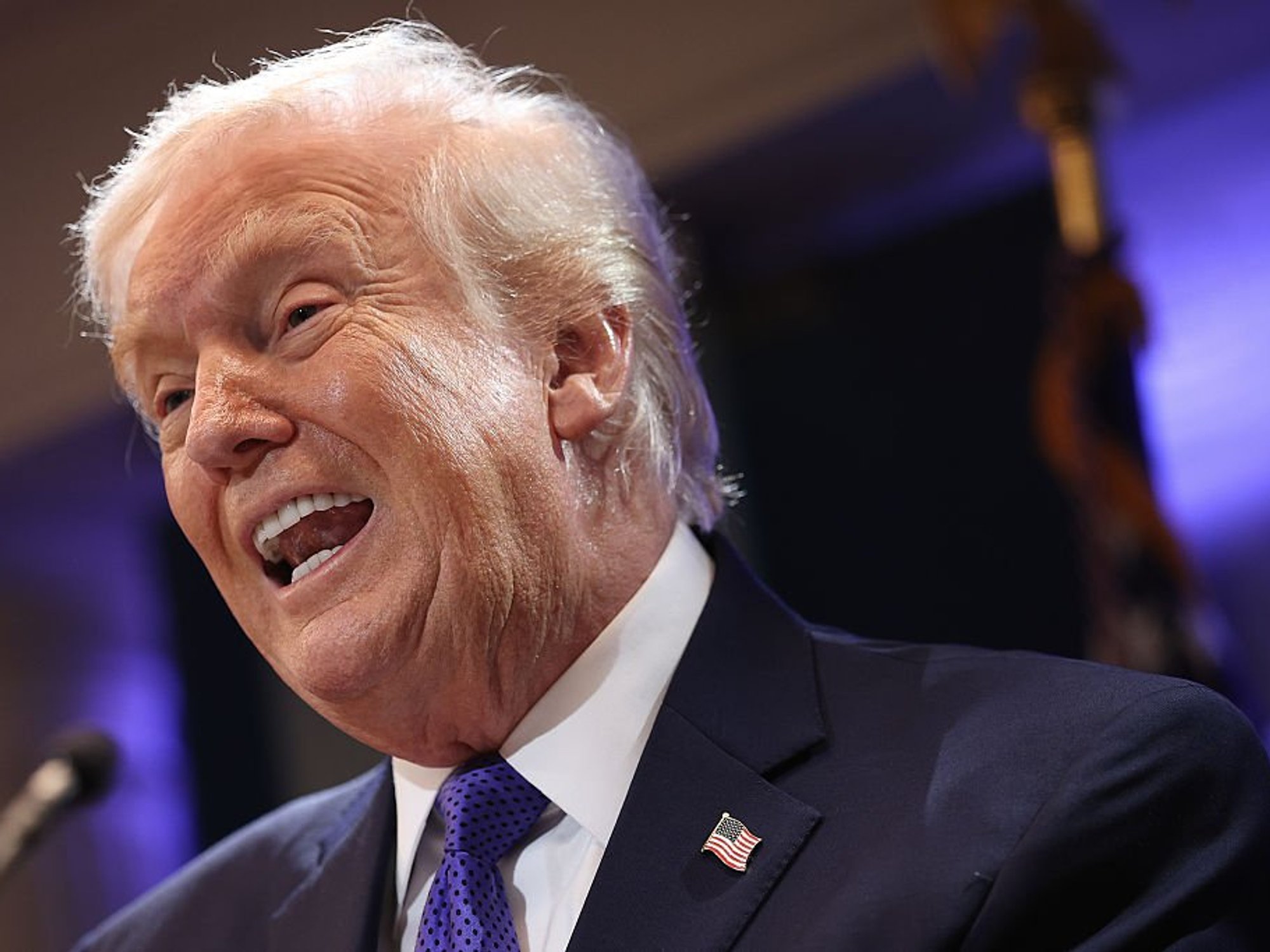 Donald Trump reacting to Supreme Court tariff decison