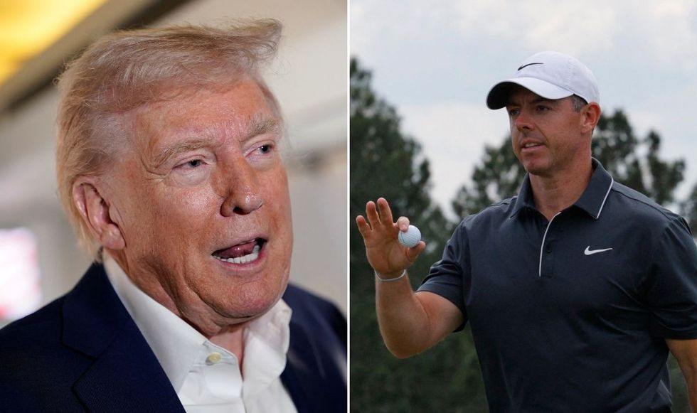 Donald Trump Rory McIlroy