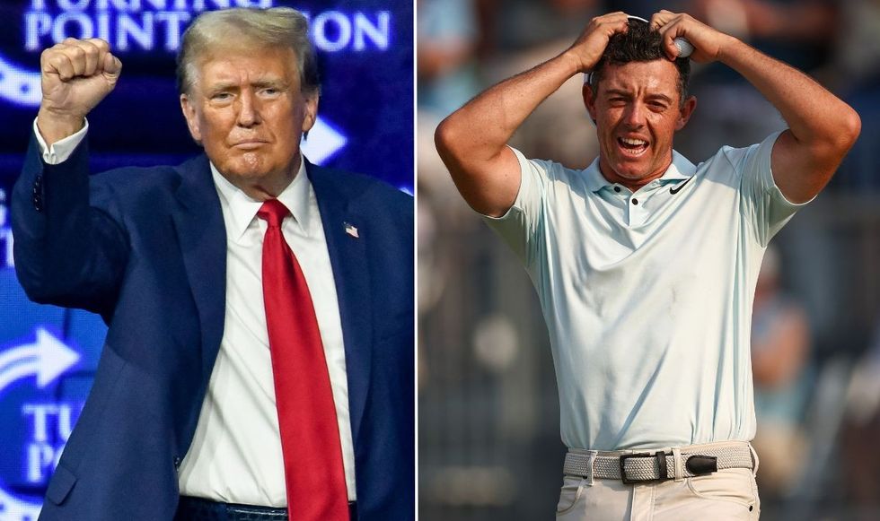Donald Trump rubbed salt into Rory McIlroy's wounds online