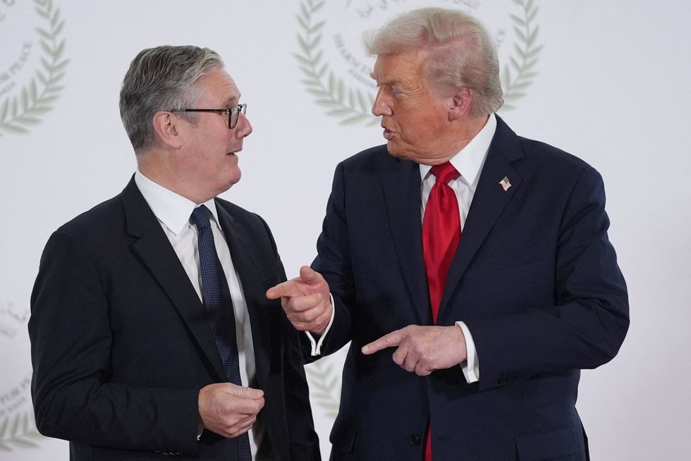 Donald Trump's relationship with Sir Keir Starmer is now frosty