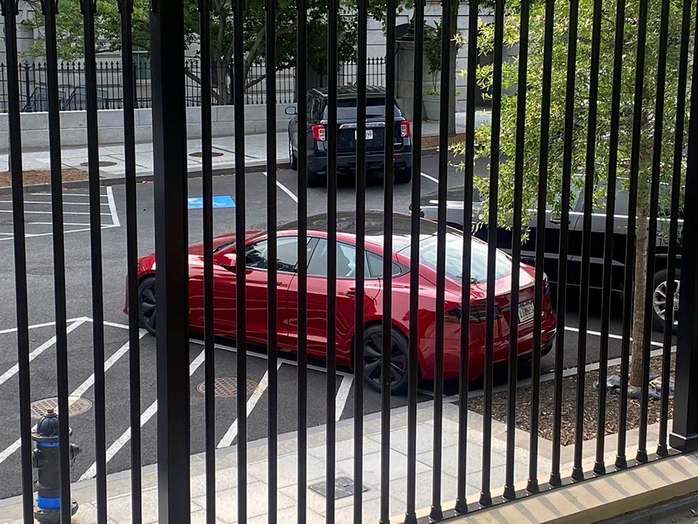 Donald Trump's Tesla Model S, which is parked outside the White House, could be sold
