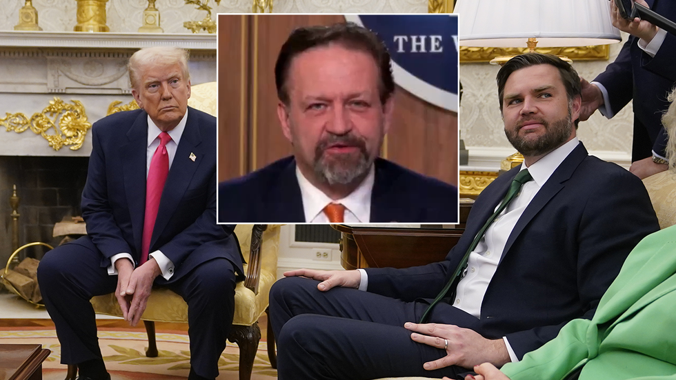 Donald Trump, Sebastian Gorka and JD Vance