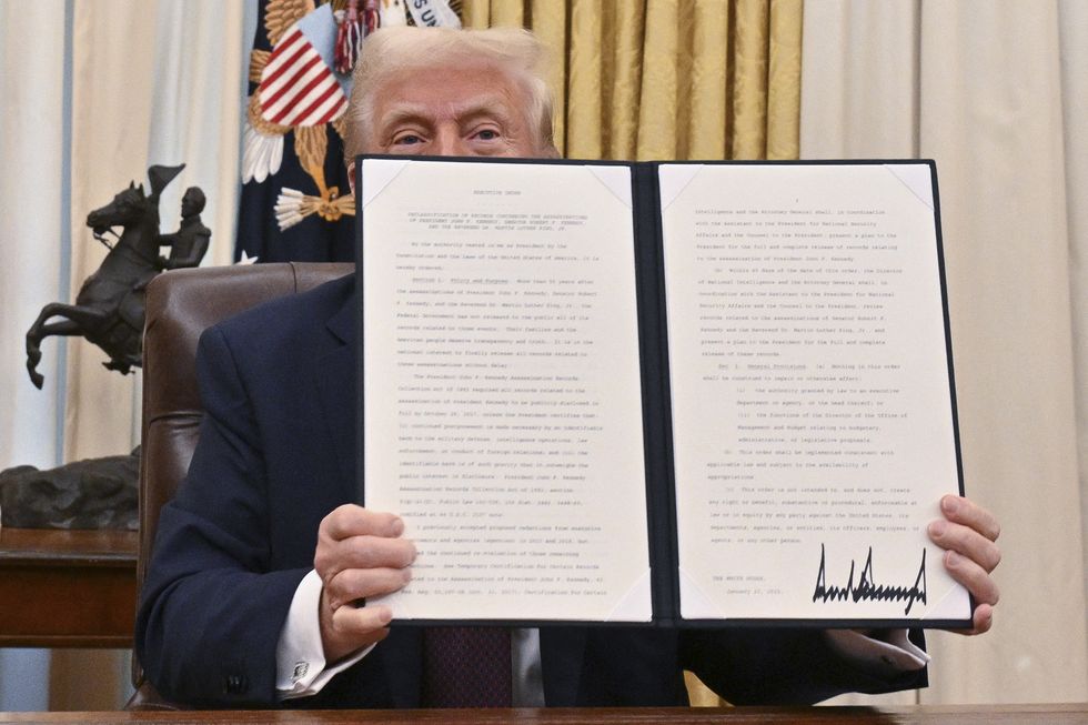 Donald Trump signed the executive order in January