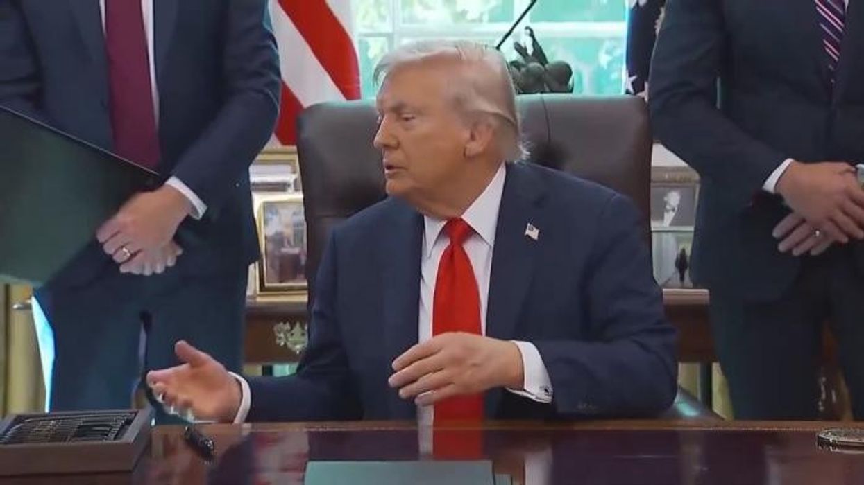 Donald Trump BANS burning the US flag in crackdown on ‘people destroying our nation’