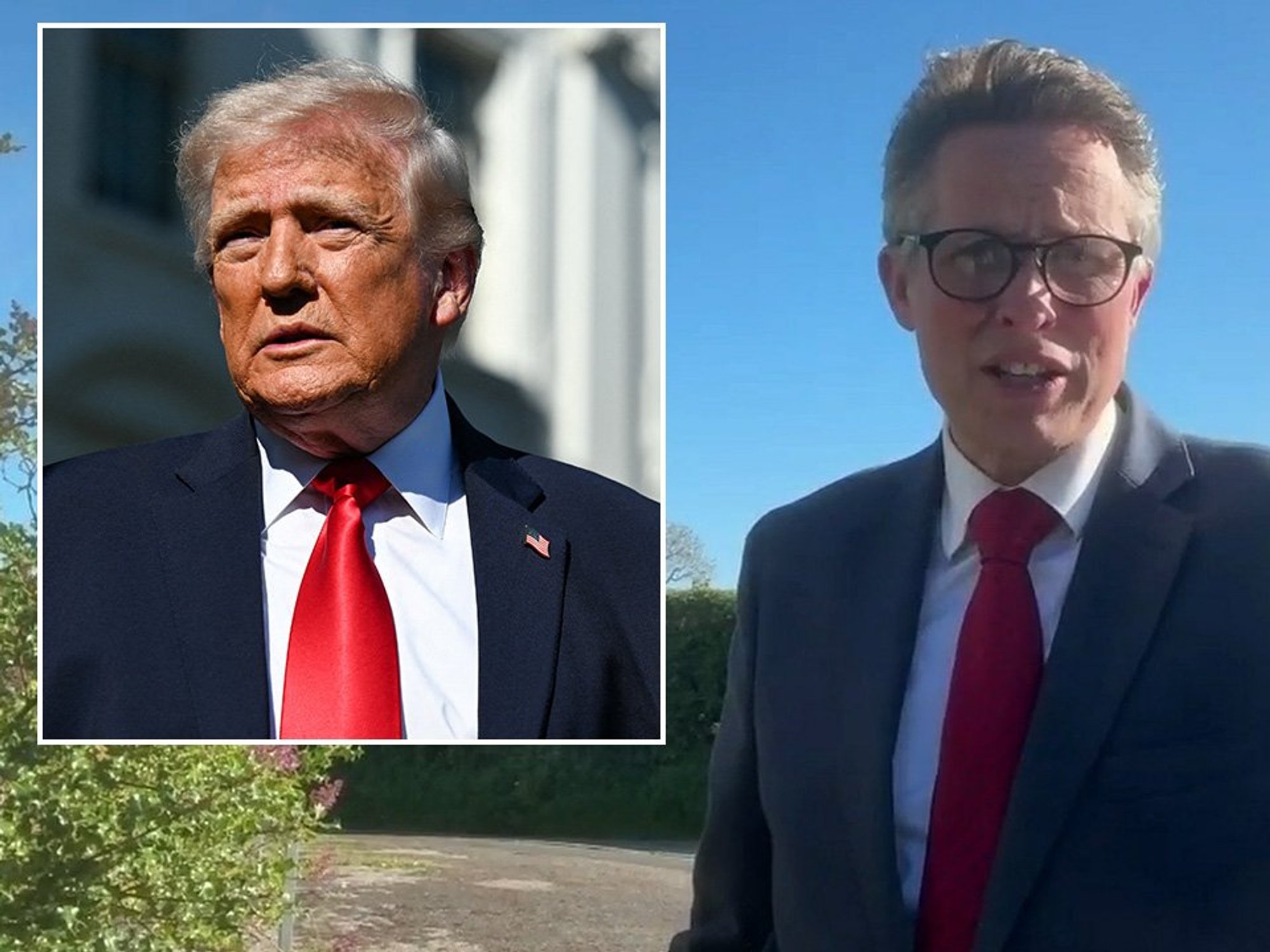 Donald Trump, Sir Gavin Williamson