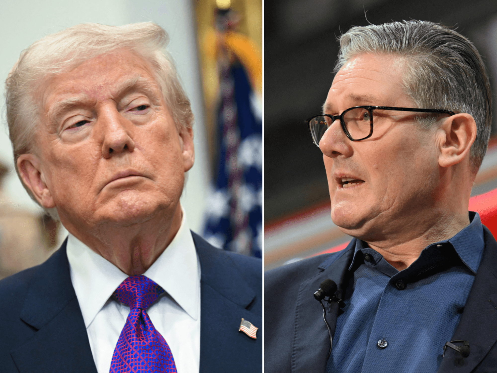 Donald Trump; Sir Keir Starmer