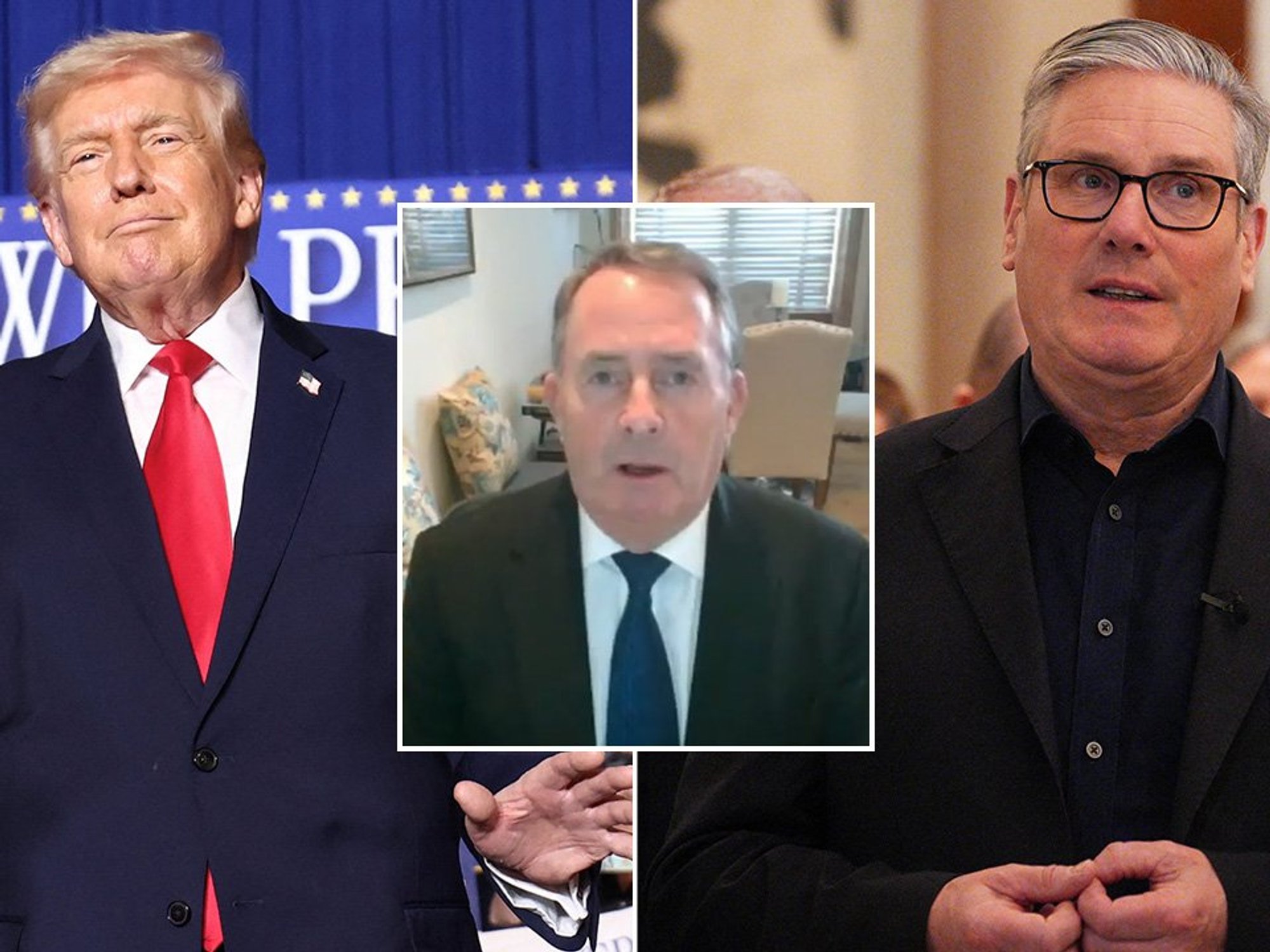 Donald Trump, Sir Liam Fox, Keir Starmer