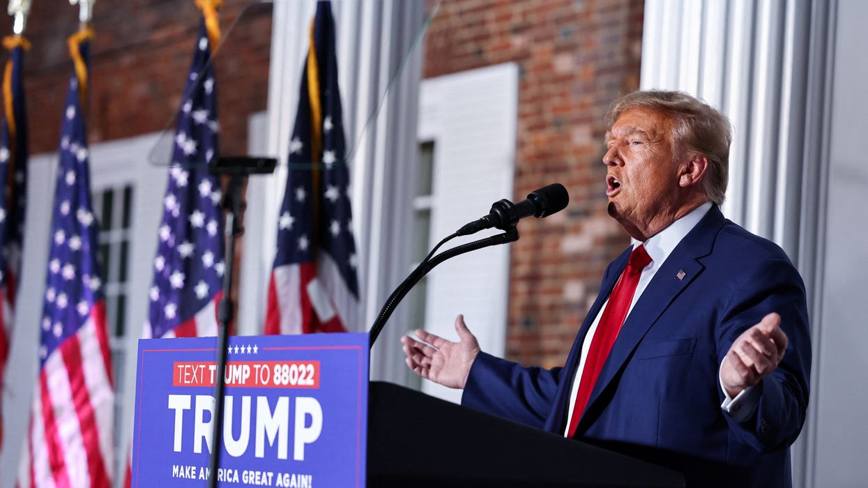 Donald Trump speaking