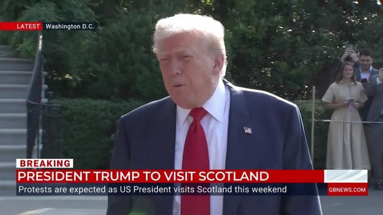 WATCH IN FULL: Donald Trump jets to Scotland after predicting '50/50 chance' of EU trade deal