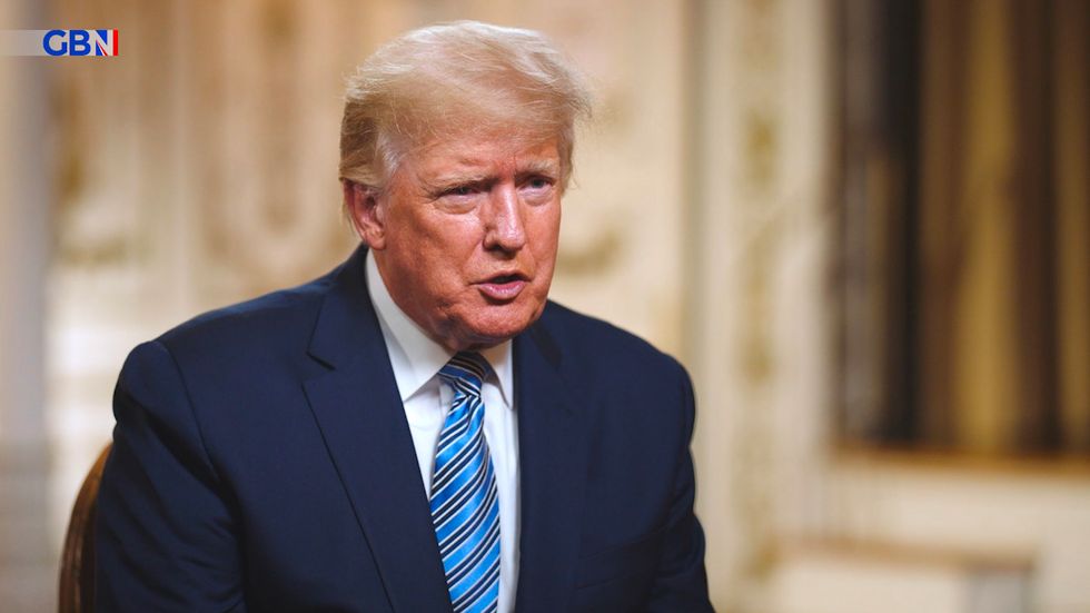 Donald Trump tells Nigel Farage that US is at 'the lowest point it's ever been' in a world exclusive interview for GB News.