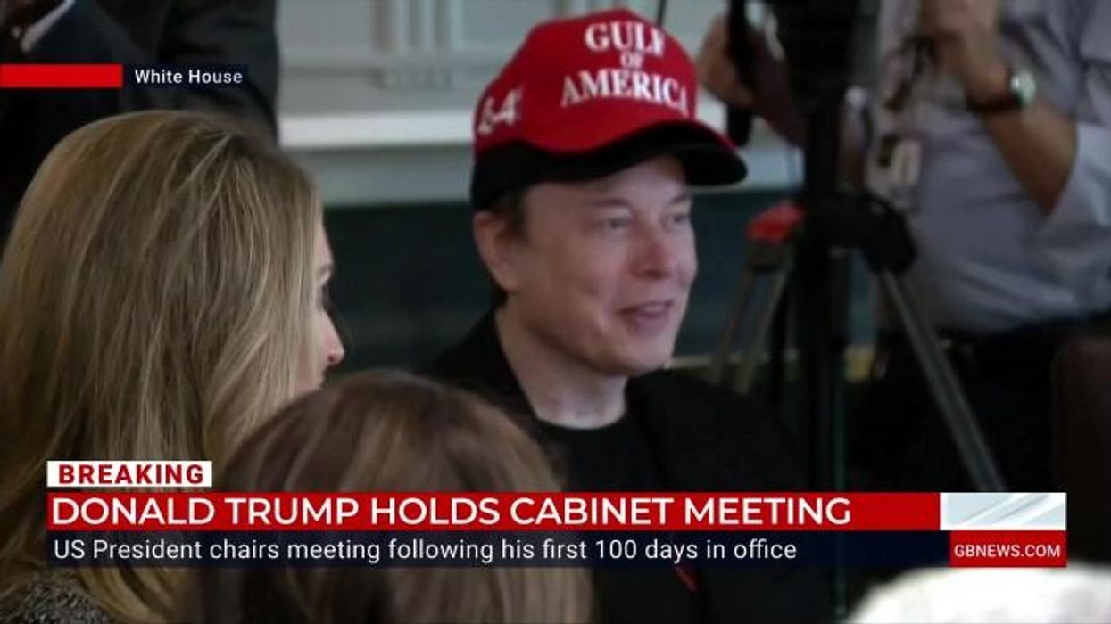 Elon Musk receives round of applause at cabinet meeting as Donald Trump urges tech mogul to stay