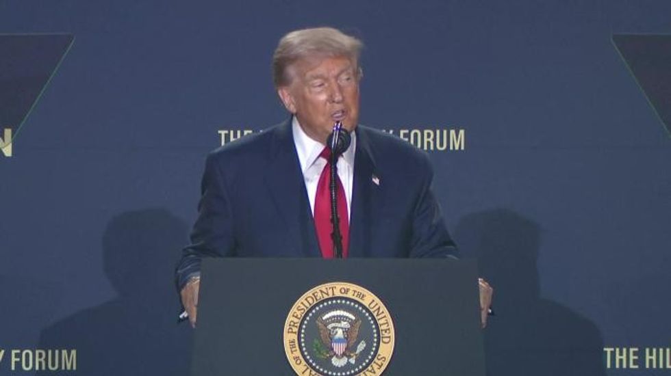 Donald Trump threw his support behind Keegan Bradley ahead of the Ryder Cup