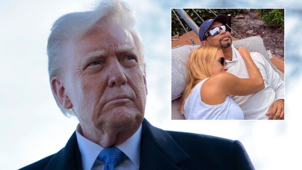 Donald Trump Tiger Woods Vanessa Trump