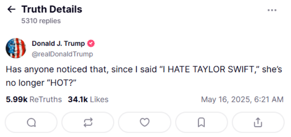 Donald Trump Tweet