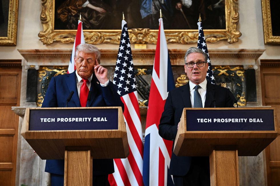 Donald Trump was making his second state visit to the United Kingdom