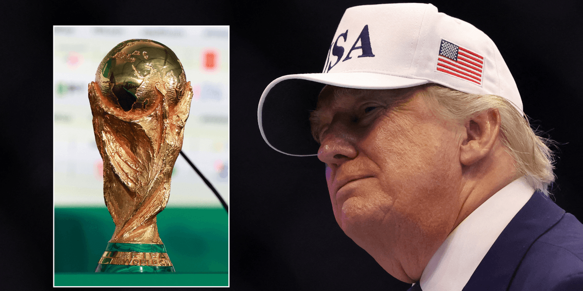 Donald Trump 'given permission' to muscle in on World Cup celebrations
