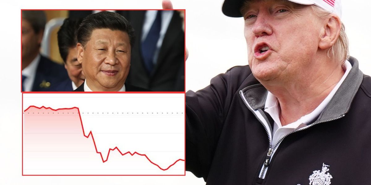 NextImg:Economy in crisis as stock market PLUNGES after Donald Trump pledges to hit China with 100% tariffs