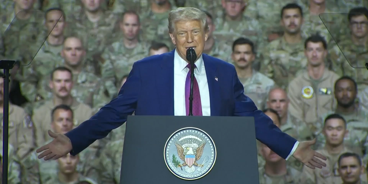 NextImg:'WE won the war!' Donald Trump launches fresh attack on UK and France as he doubles down on WW2 victory: 'Without us we're all speaking German'