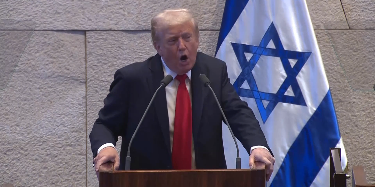 NextImg:WATCH IN FULL: Donald Trump addresses Israeli parliament - 'You will live forever!'