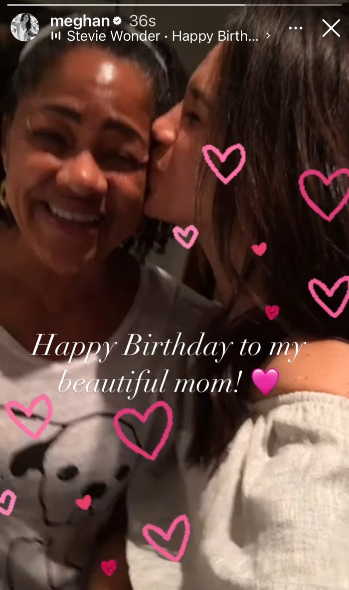 Doria Ragland and Meghan Markle