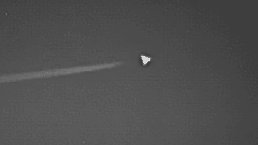 Dorito shaped UFO spotted in Nevada