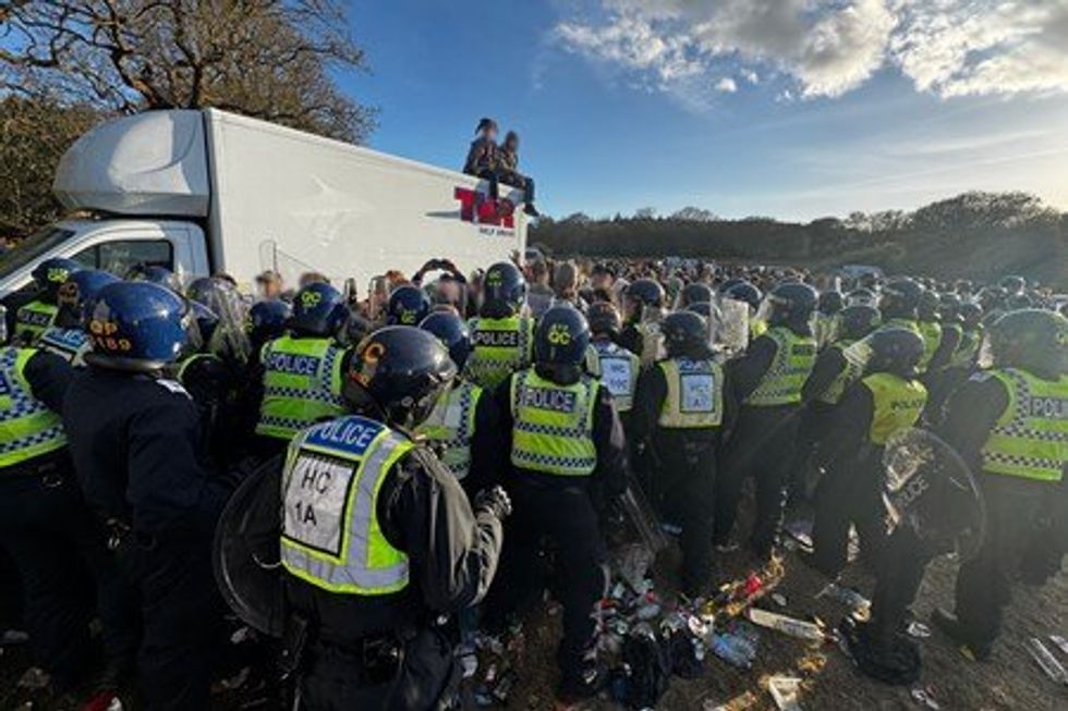Dorset Police illegal rave