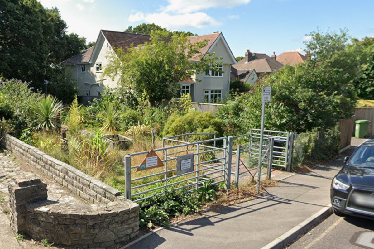 Dorset secret garden entrance