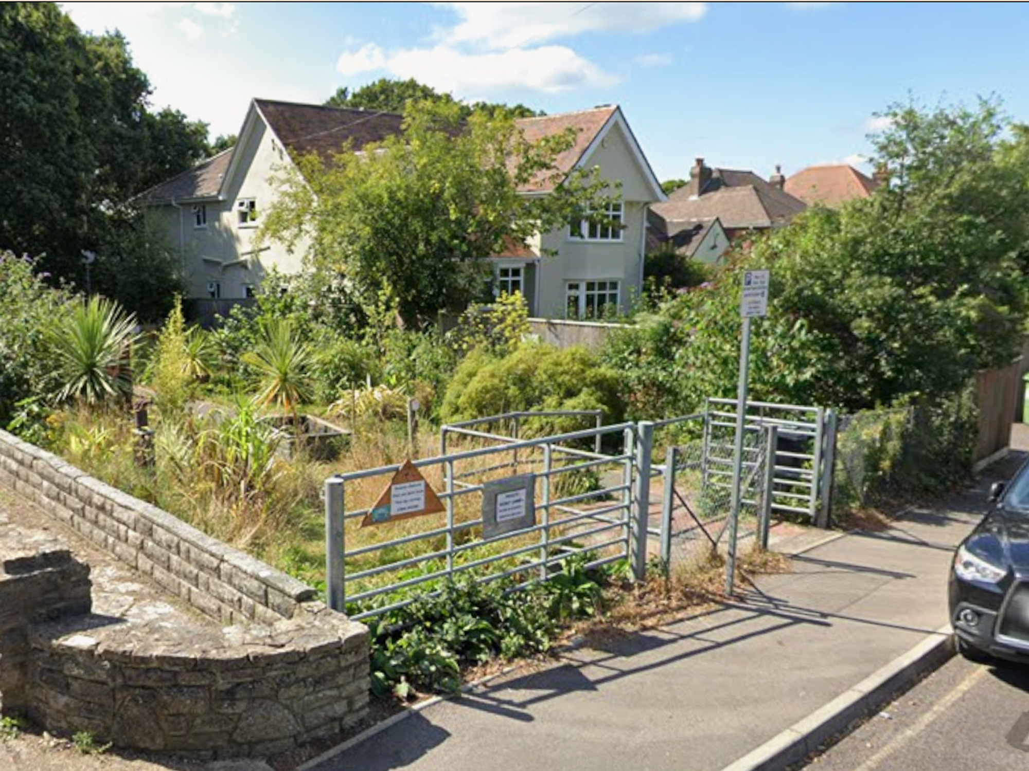 Dorset secret garden entrance