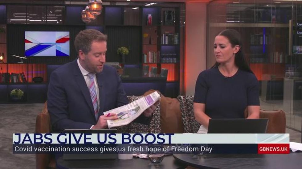 Kirsty Gallacher and Darren McCaffrey agree Brits who've been jabbed should be able to go on foreign holidays