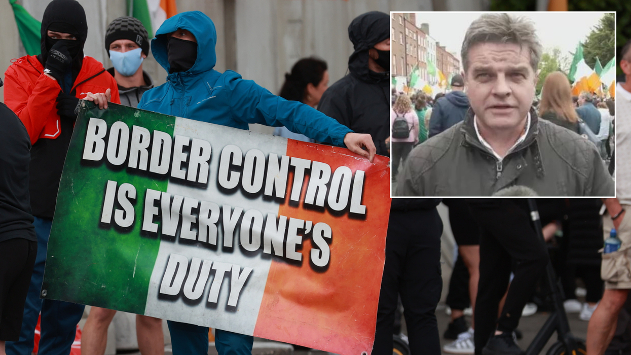 Dougie Beattie Ireland protests