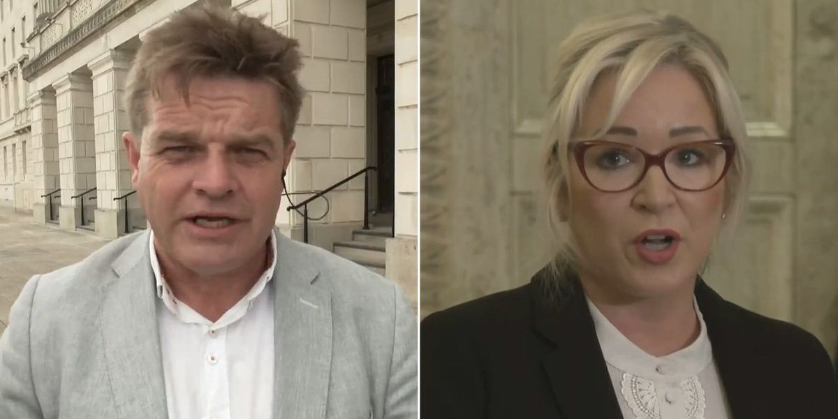 Sinn Fein FM accuses GB News of ‘fake news’ after being grilled on Sudanese stabbing suspect exposing ‘open Irish border’ Sinn Fein FM accuses GB News of ‘fake news’ after being grilled on Sudanese stabbing suspect exposing ‘open Irish border’