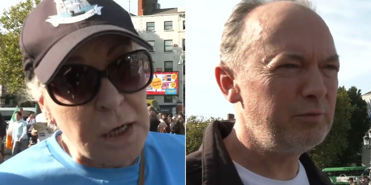 NextImg:Anti-immigration protesters claim 'Irish politicians have been hijacked by foreign forces' as unrest continues