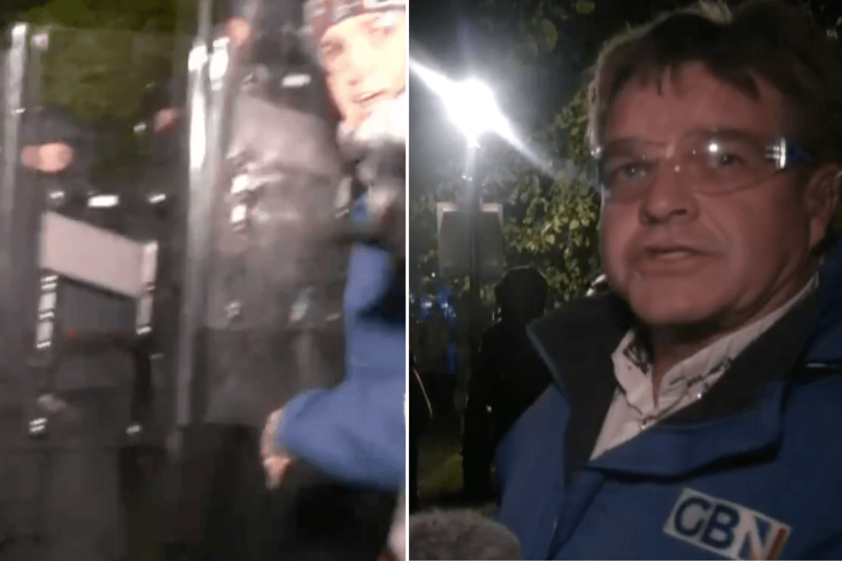 Dougie Beattie was 'attacked' by police in Dublin