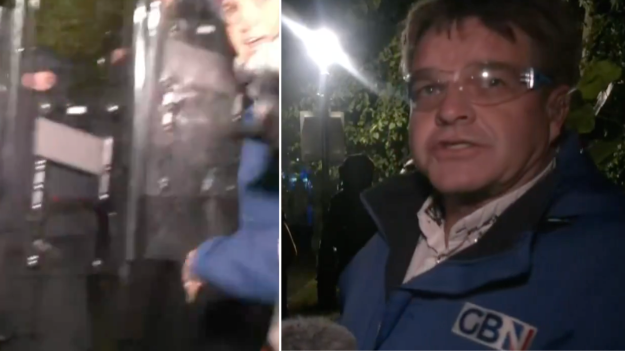 Dougie Beattie was 'attacked' by police in Dublin