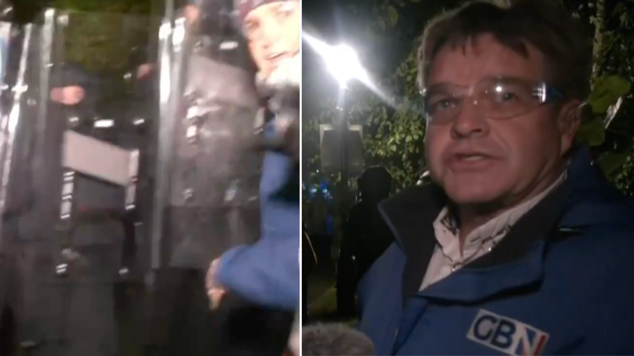 Dougie Beattie was 'attacked' by police in Dublin