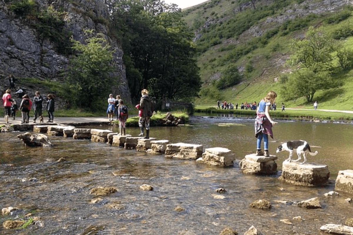 Dovedale stepping stones