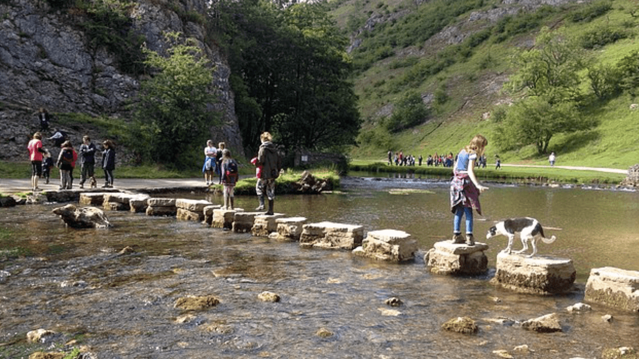 Dovedale stepping stones