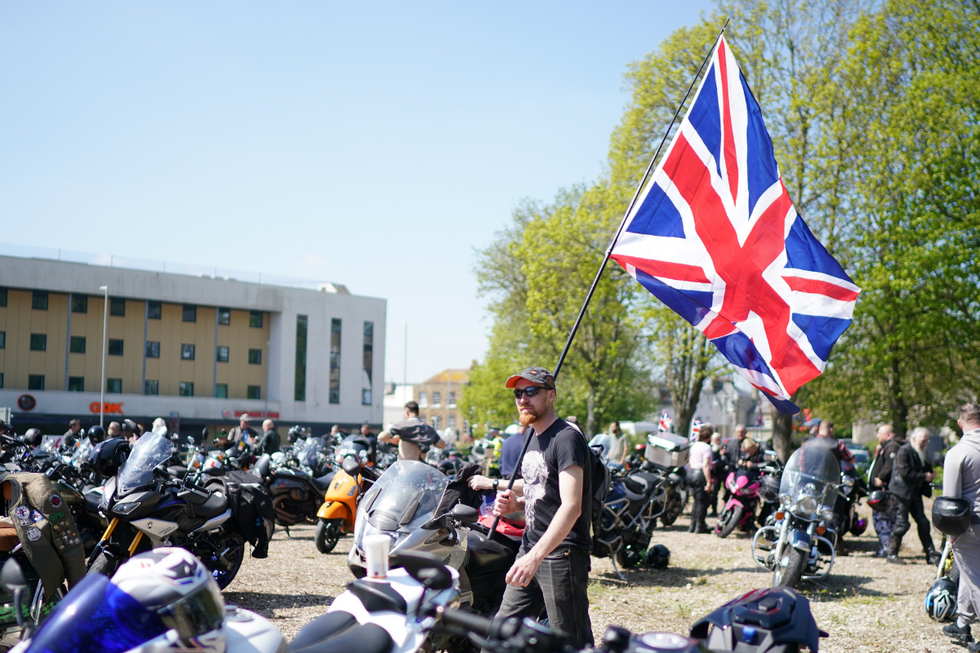 Dover anti-immigration protest